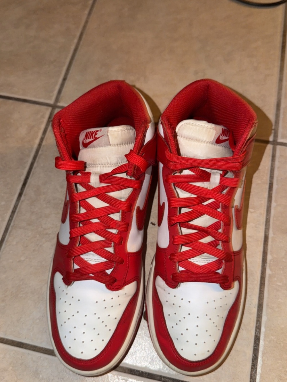 Championship Red Dunks size 9
